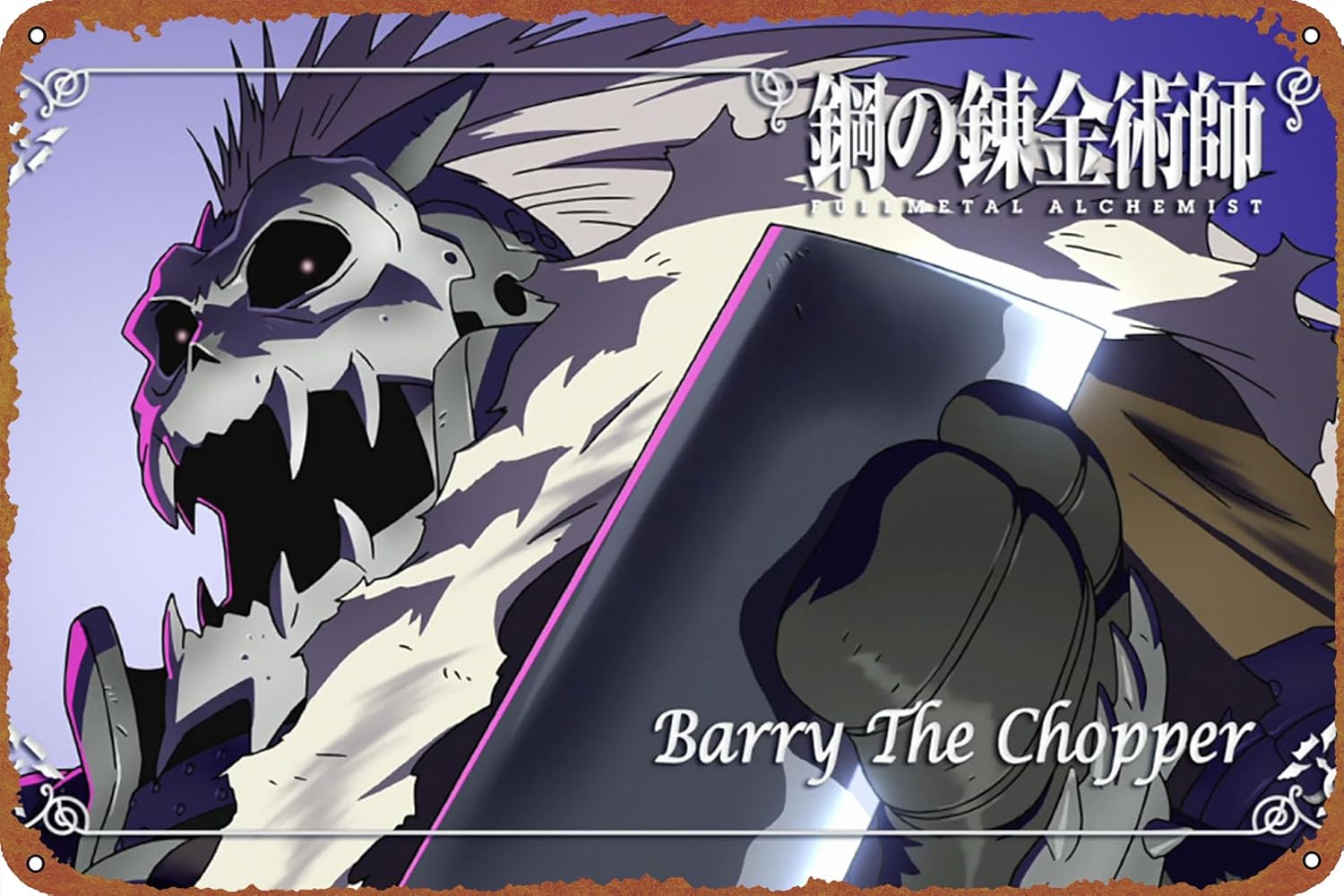 Home Garden Alchemist - 1p,Barry The Chopper Fullmetal Alchemist Anime