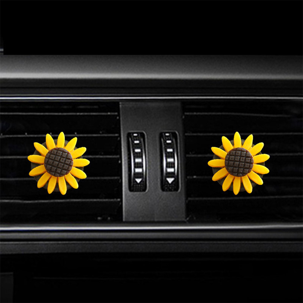 2Pcs Sunflower Car Aromatherap - Home Fragrance Items ulasan dan harga