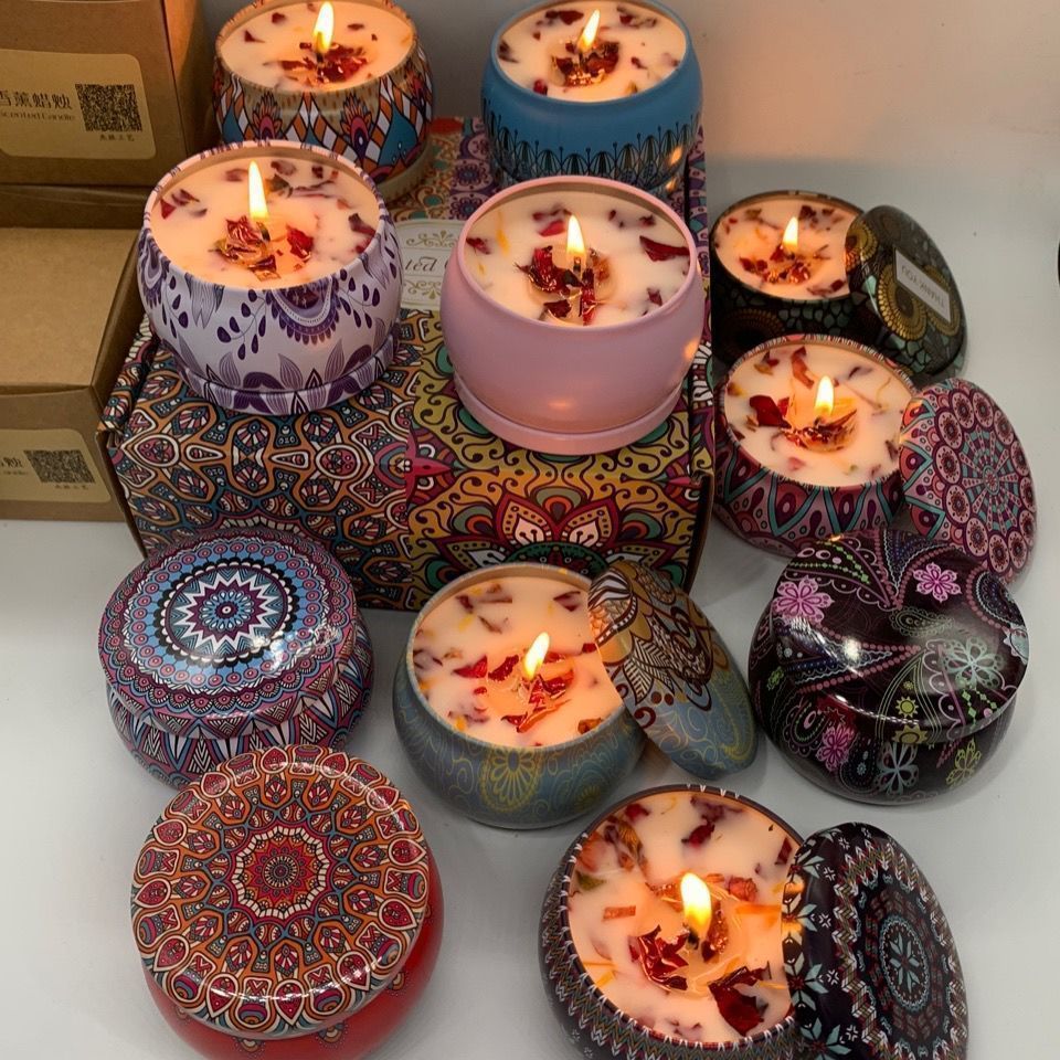 1PCS Vintage Can Candles Soy W - Home Fragrance Jar ulasan dan harga