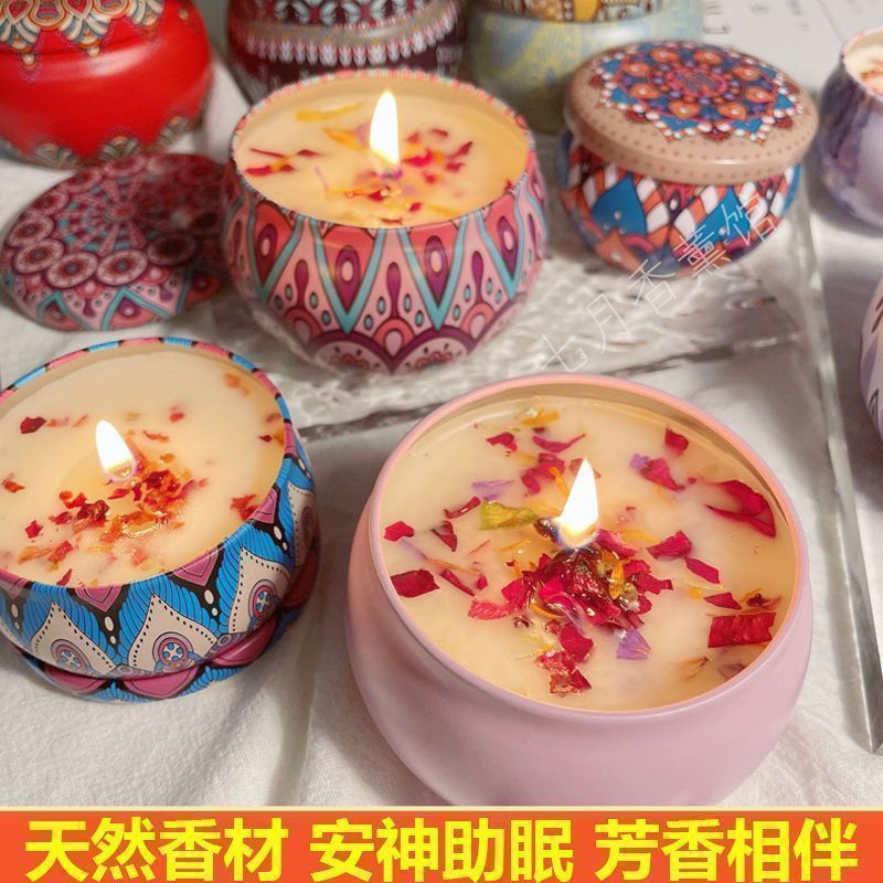 1PCS Vintage Can Candles Soy W - Home Fragrance Jar ulasan dan harga