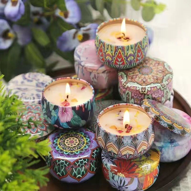 1PCS Vintage Can Candles Soy W - Home Fragrance Jar ulasan dan harga