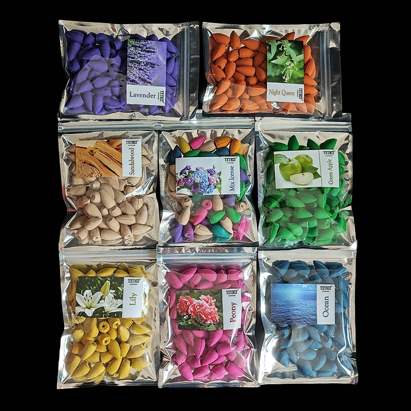 50pcs/bag Natural backflow inc - Home Fragrance Vanilla ulasan dan harga