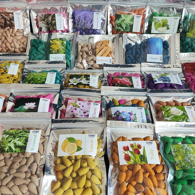 50pcs/bag Natural backflow inc - Home Fragrance Vanilla ulasan dan harga