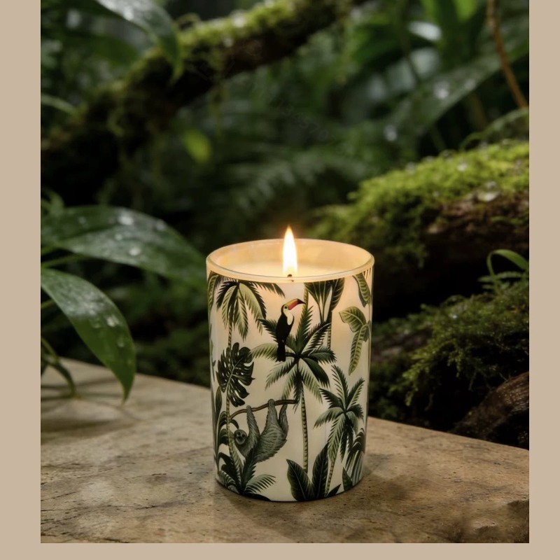 Glass Jar Soy Wax Scented Cand - Home Fragrance Jar ulasan dan harga