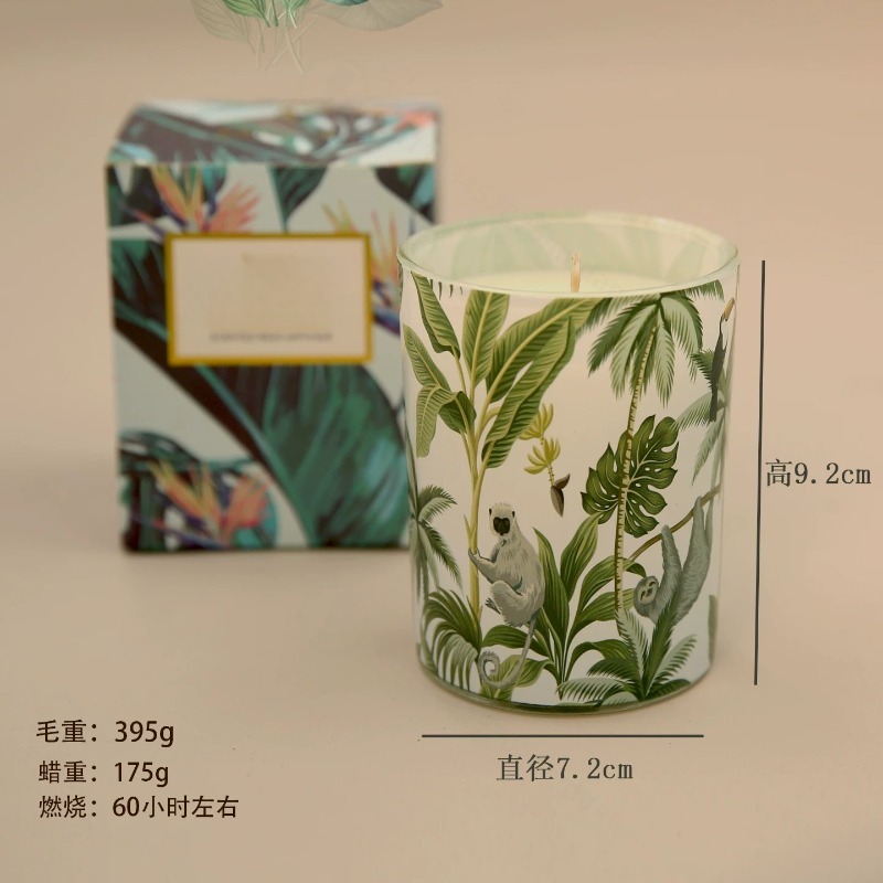 Glass Jar Soy Wax Scented Cand - Home Fragrance Jar ulasan dan harga