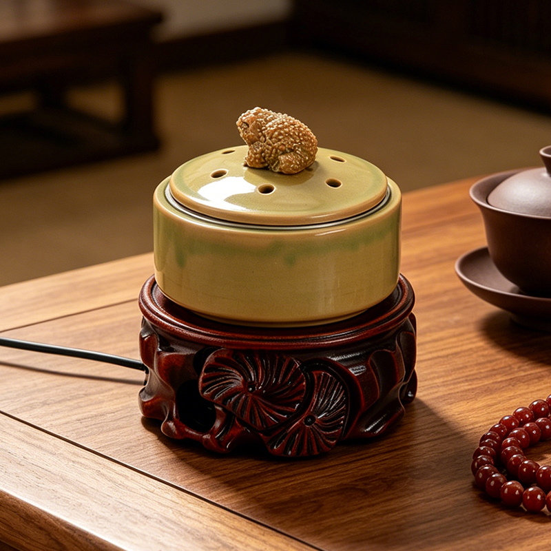 Ceramic Electronic Incense Bur - Home Fragrance Oils For Oil Burners ulasan dan harga