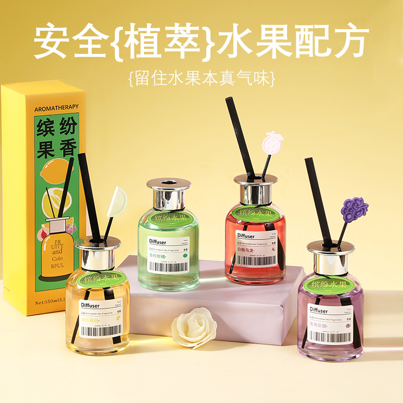 150ml Fruit‑Scent Reed Diffuse - Home Fragrance Aroma Set ulasan dan harga