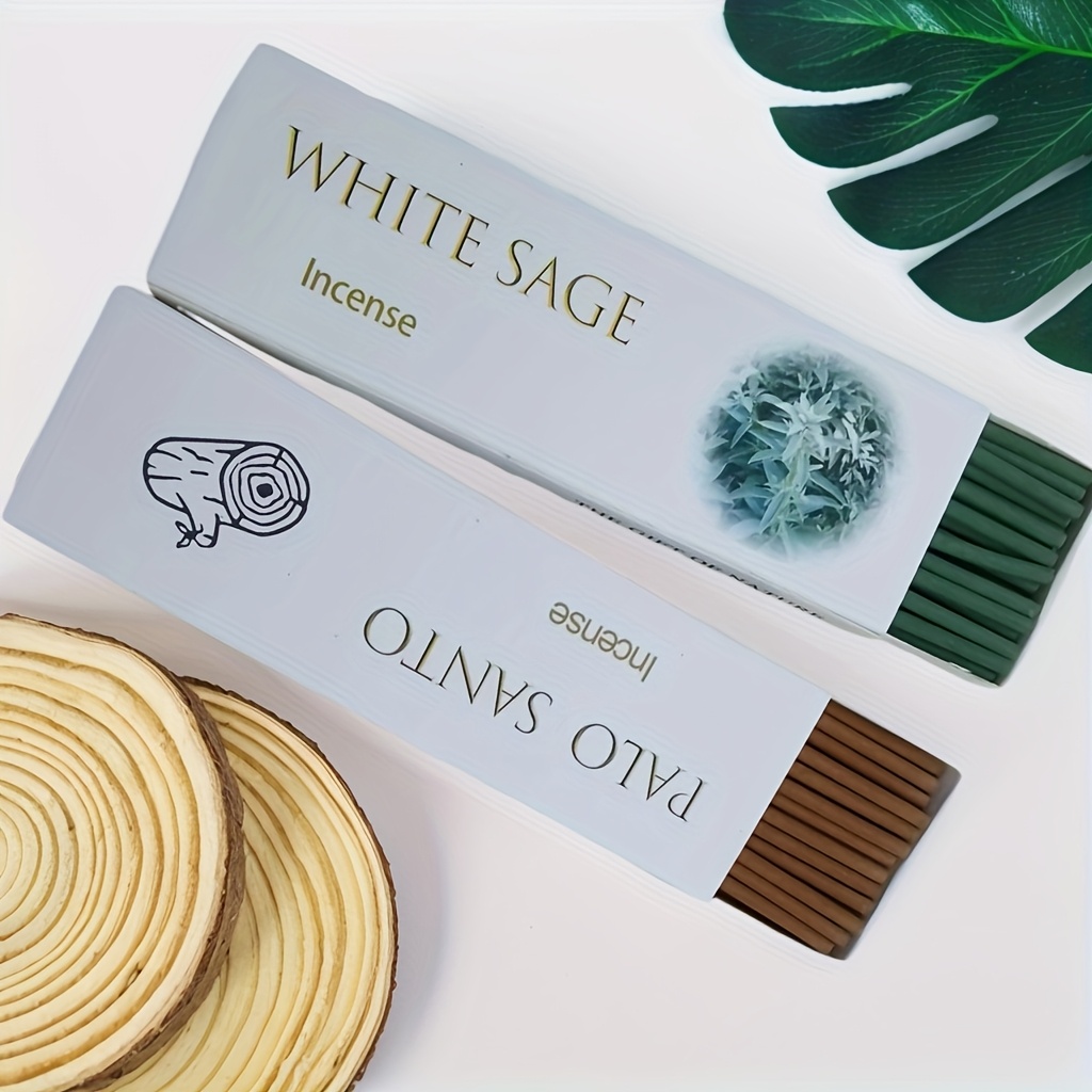 65/130 Pieces of White Sage In - Smokeless Incense Stick ulasan dan harga