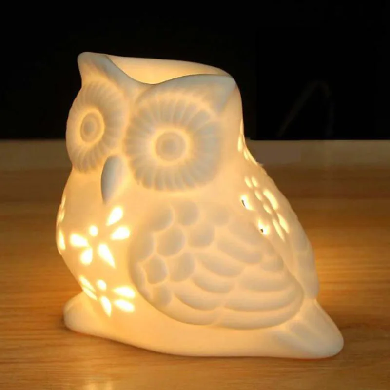 Porcelain Hollow Owl Aromather - Home Fragrance Oils For Oil Burners ulasan dan harga