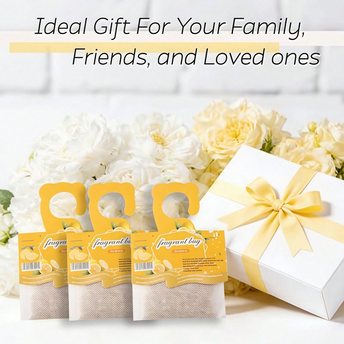 Hanging Lemon Scented Sachets, - Home Fragrance M&S Disinfectant Hack ulasan dan harga