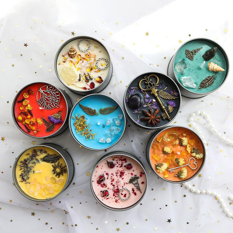 Handmade Crystal Iron Can Wax  - Home Fragrance Jar ulasan dan harga