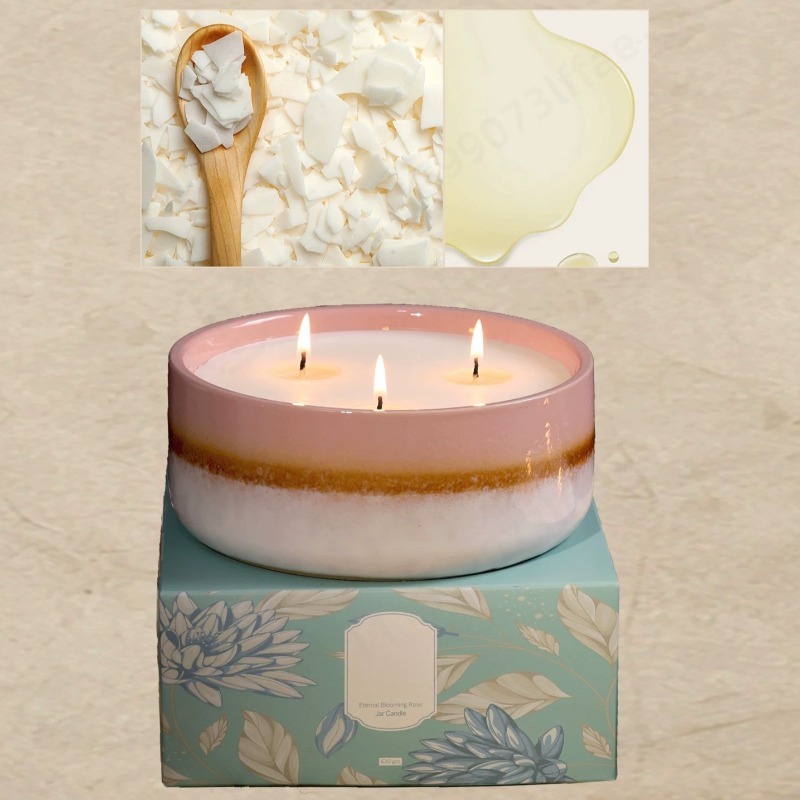 Large Ceramic Jar Scented Cand - Home Fragrance Jar ulasan dan harga