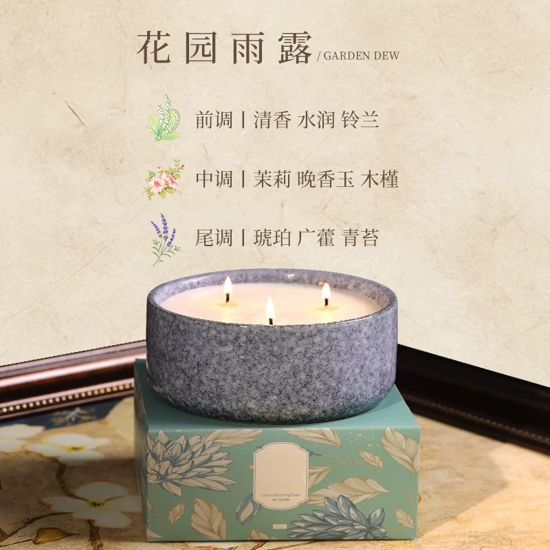 Large Ceramic Jar Scented Cand - Home Fragrance Jar ulasan dan harga
