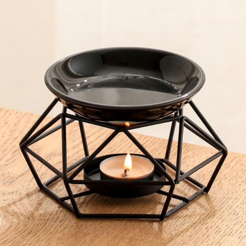 Ceramic Bowl Iron Rack Black C - Home Fragrance Oils For Oil Burners ulasan dan harga