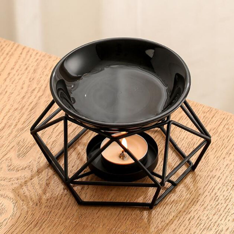 Ceramic Bowl Iron Rack Black C - Home Fragrance Oils For Oil Burners ulasan dan harga