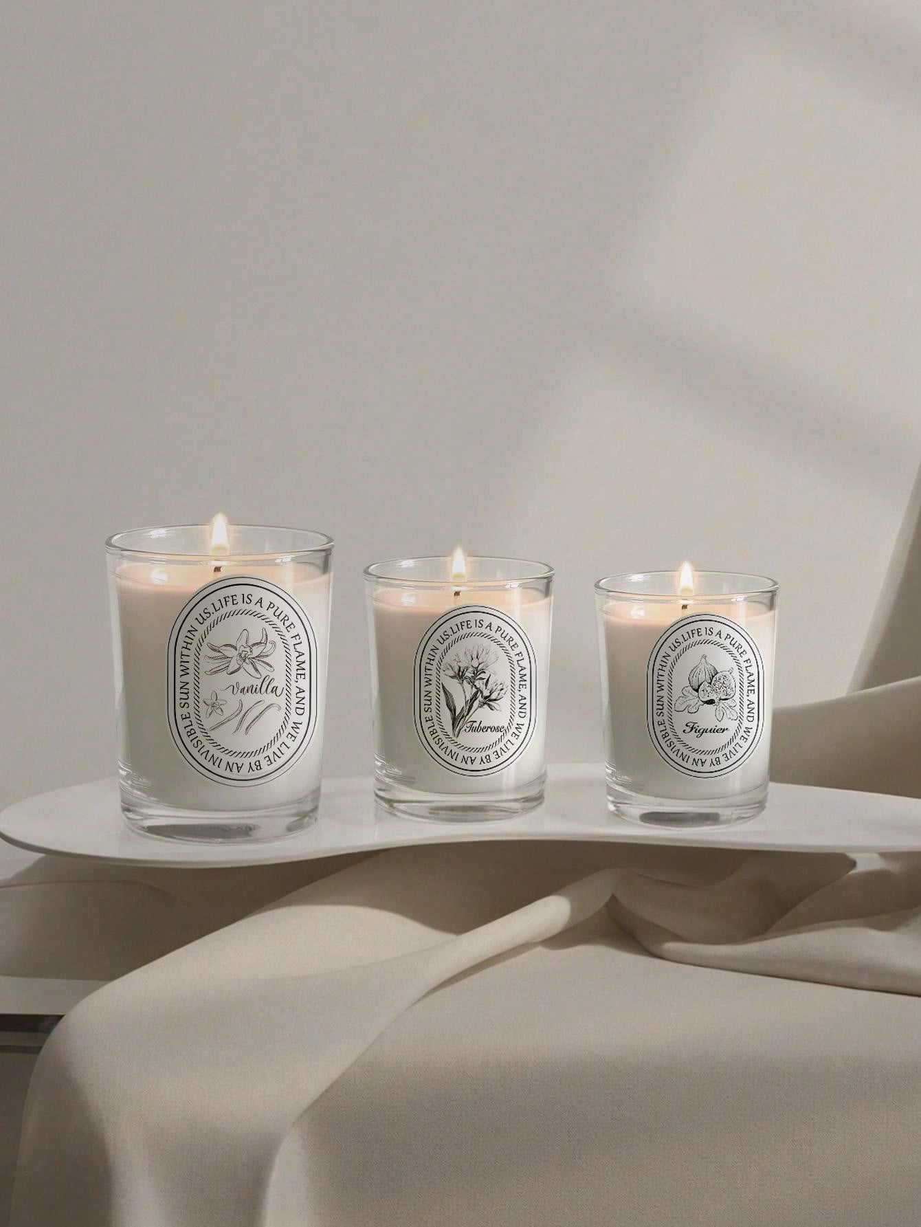 Vanilla, Lavender, Rose Glass  - Home Fragrance Vanilla ulasan dan harga
