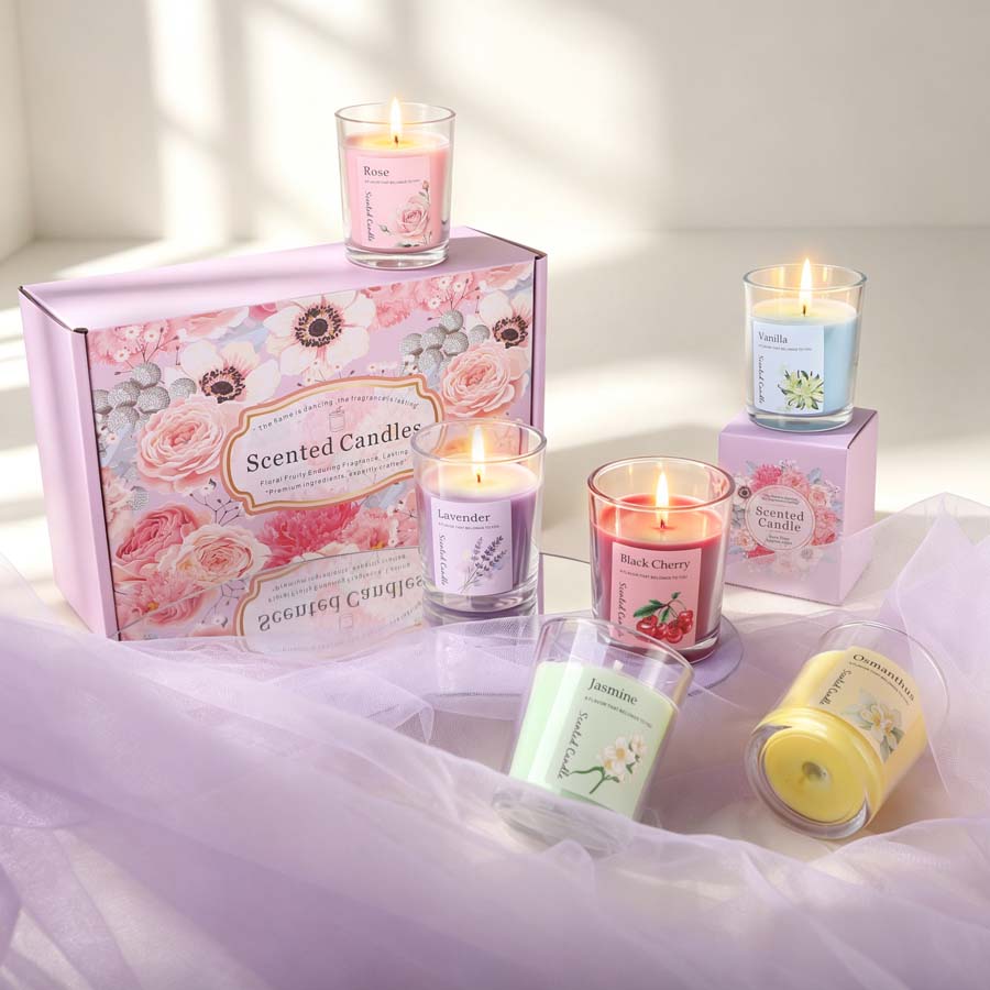 Aromatherapy Scented Candle Gi - Home Fragrance Jar ulasan dan harga