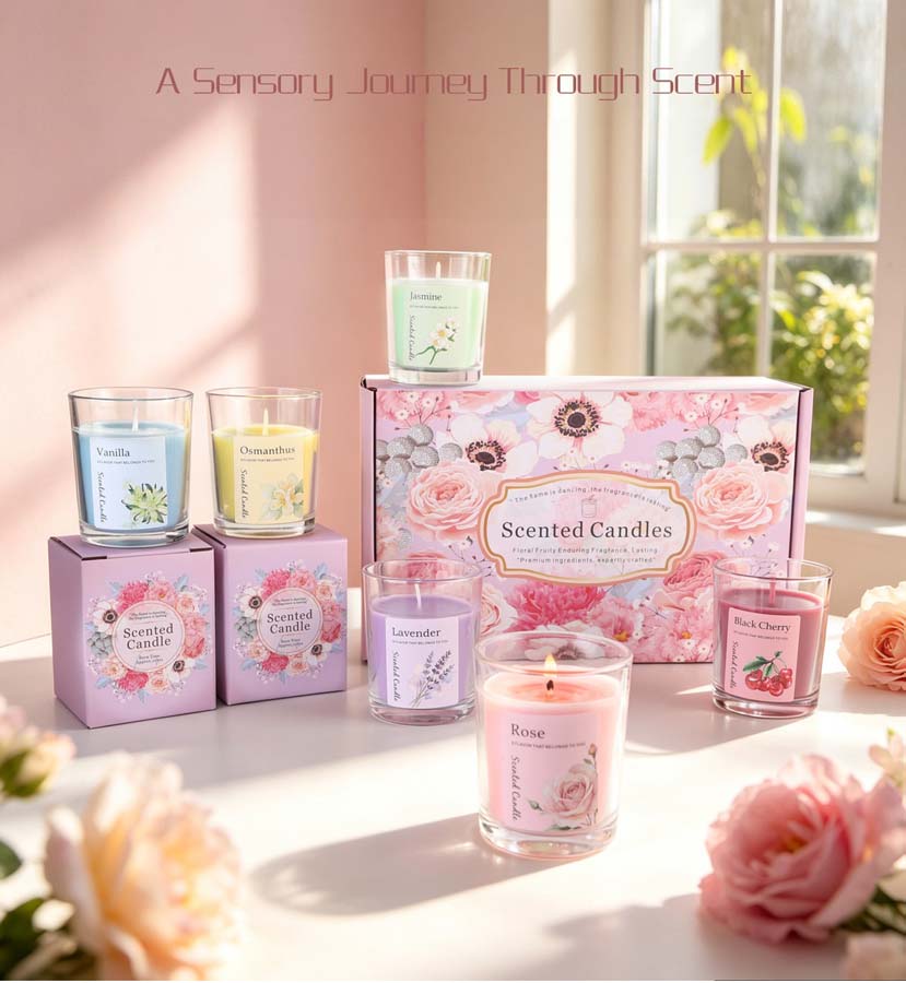 Aromatherapy Scented Candle Gi - Home Fragrance Jar ulasan dan harga