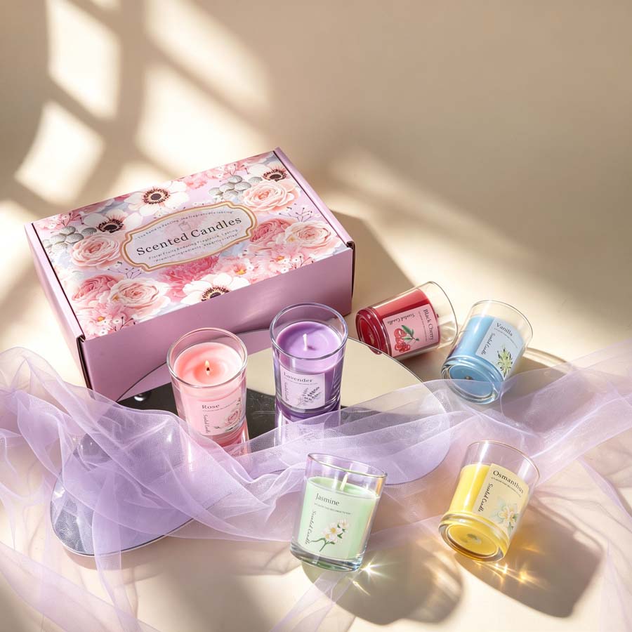 Aromatherapy Scented Candle Gi - Home Fragrance Jar ulasan dan harga