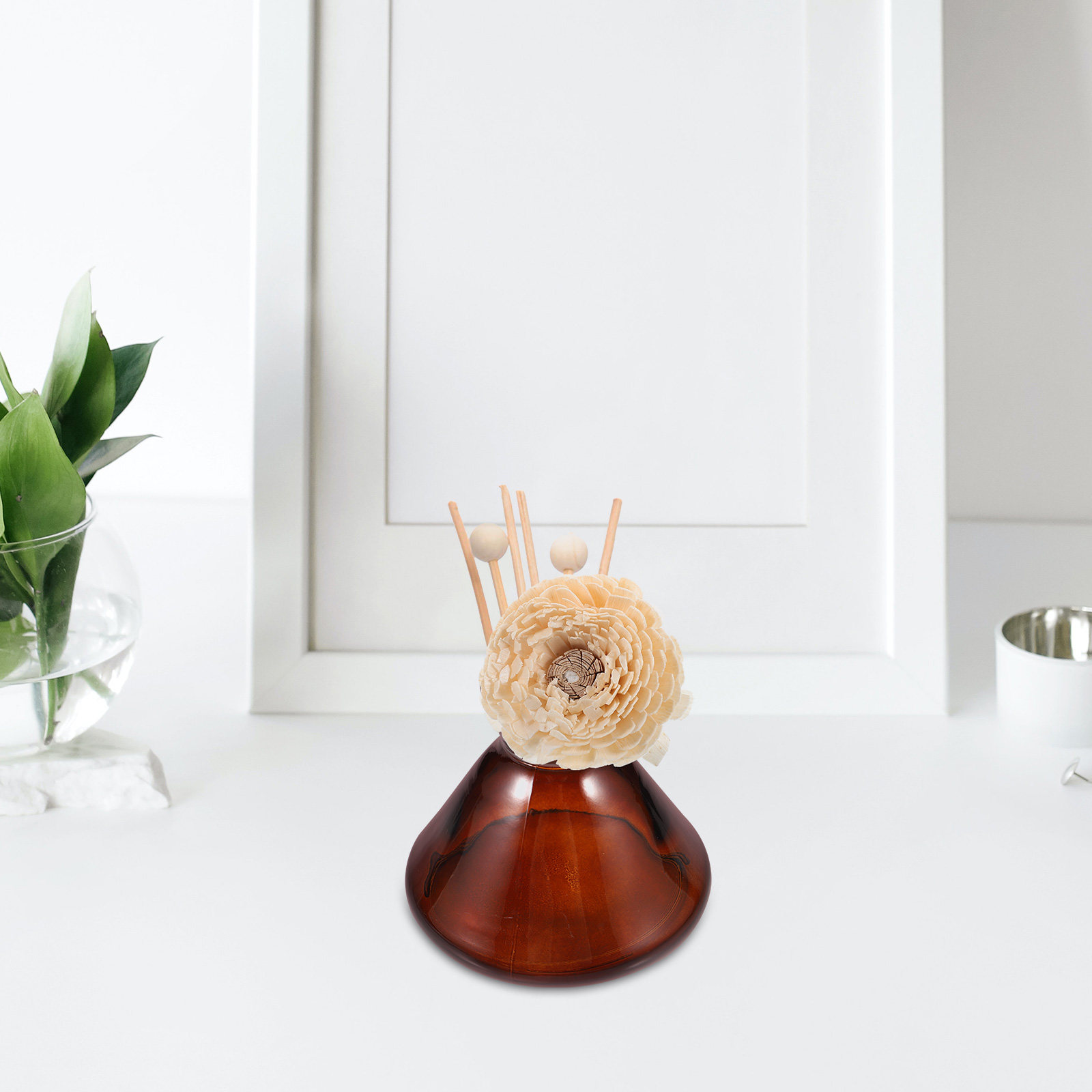 Glass Aromatherapy Bottle Wide - Home Fragrance Jar ulasan dan harga