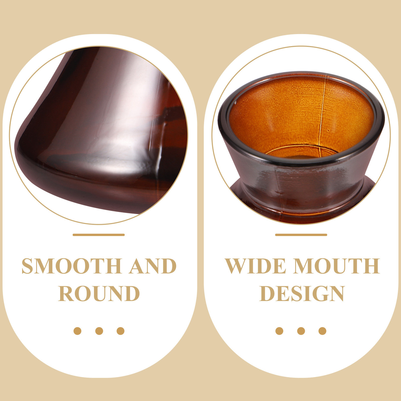 Glass Aromatherapy Bottle Wide - Home Fragrance Jar ulasan dan harga